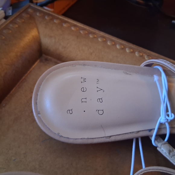 a new day Women's Cream Slingback Sandals - Picture 3 of 5